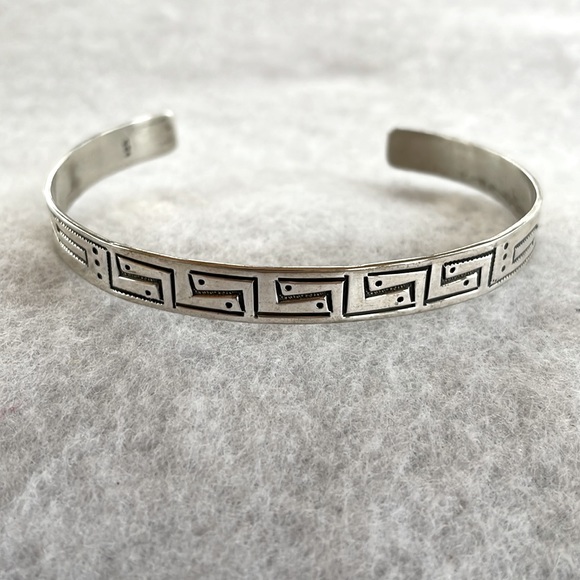 Sterling Cuff Bracelet - Picture 1 of 3